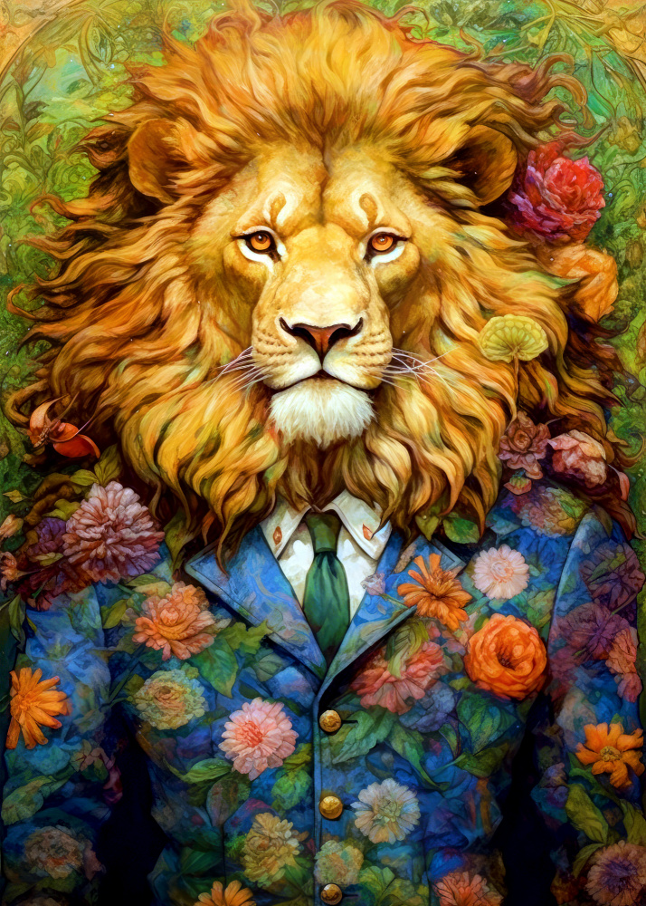 Lion animal art #lion from Justyna Jaszke