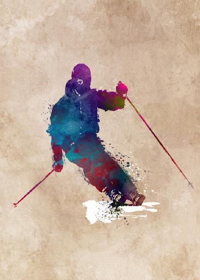 Ski Sport Art 1