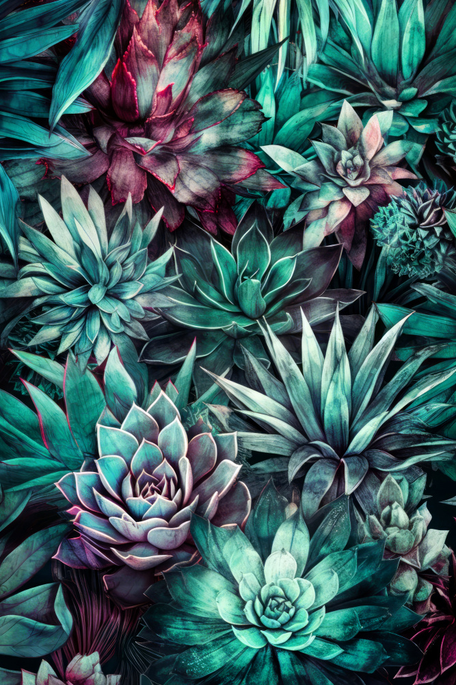 Succulents and cactus 4 from Justyna Jaszke