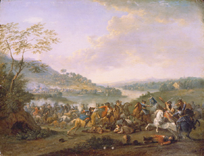 Schlacht an einem Fluss from Karel Breydel