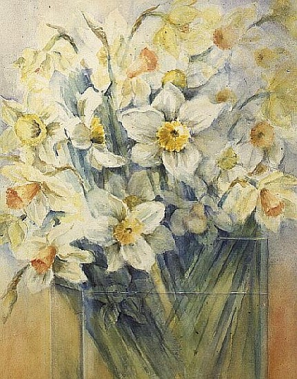 Mixed Daffodils in a Tank, 1989  from Karen  Armitage