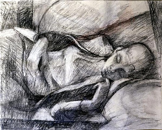 The ''Gamine'' Sleeping (pencil on paper)  from Karen  Armitage