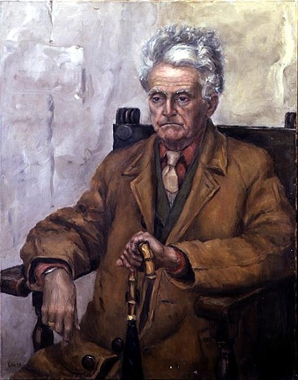 The Pensioner (oil on canvas)  from Karen  Armitage