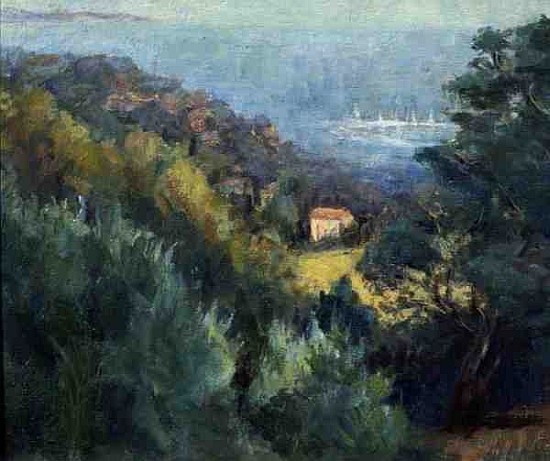 View over Porto Ercole, 1996 (oil on canvas)  from Karen  Armitage