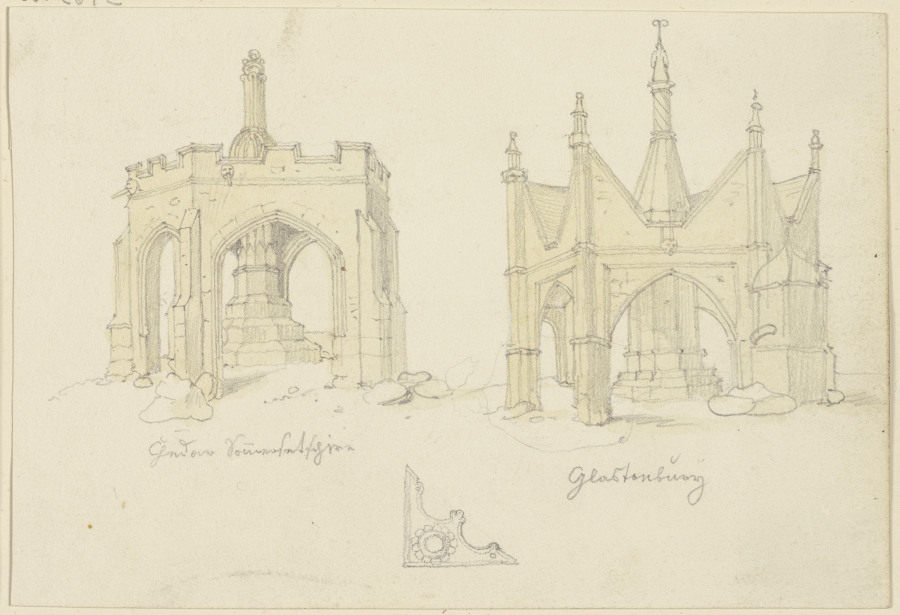 Die Marktkreuze in Cheddar, Somersetshire, und Glastonbury from Karl Ballenberger