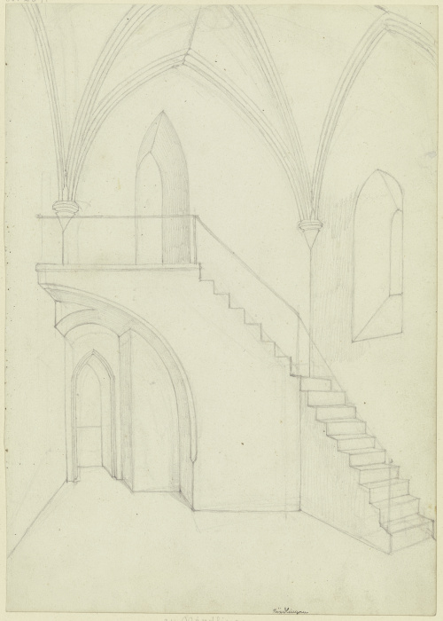 Treppe in einer Kirche zu Nördlingen from Karl Ballenberger