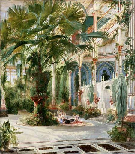 Interior of the Palm House at Potsdam