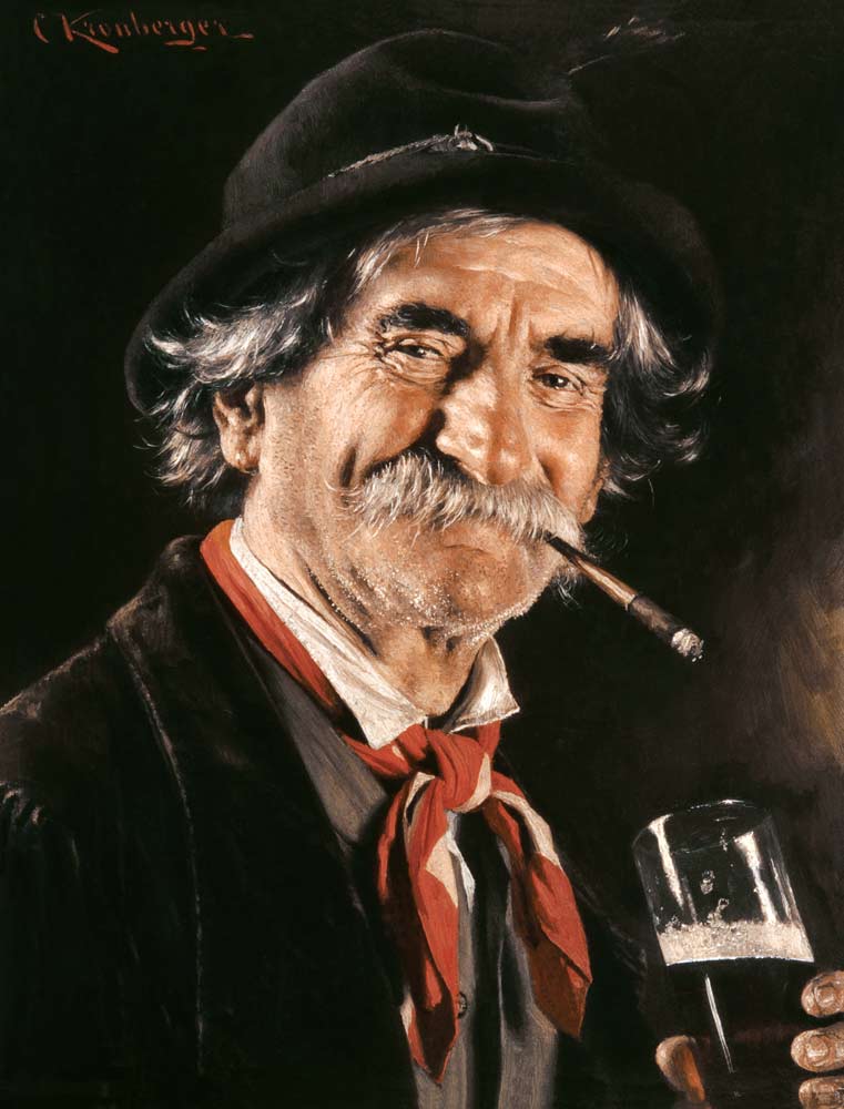 The beer drinker from Karl Kronberger