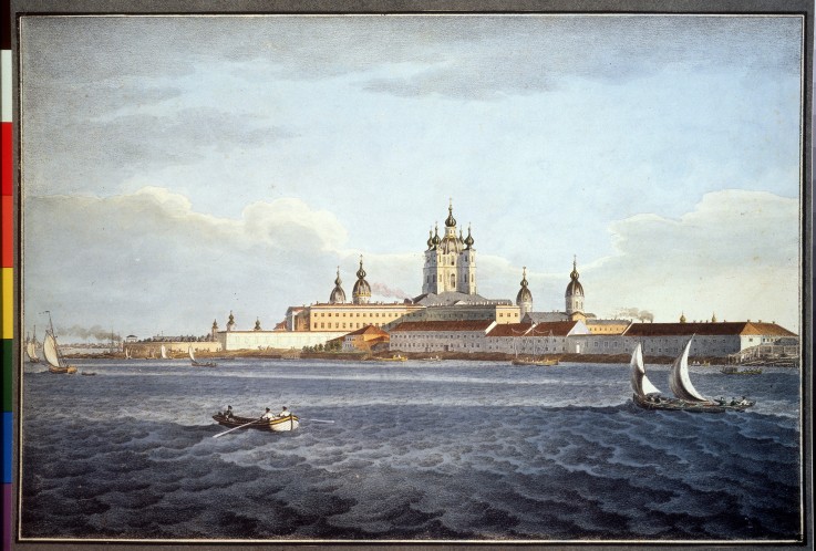 The Smolny Convent in Saint Petersburg from Karl Petrowitsch Beggrow