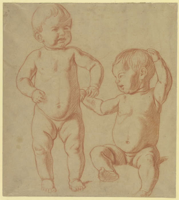 Two cherubs from Karl Friedrich (Fritz) Boehle