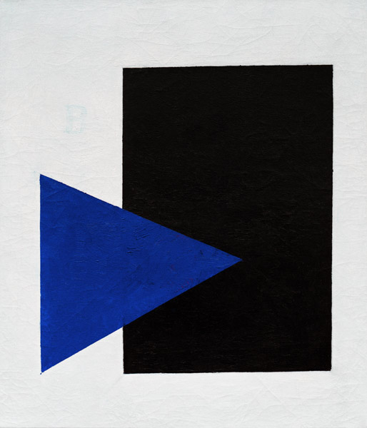 Malevich / Black Square, Blue Triangle from Kazimir Severinovich Malewitsch