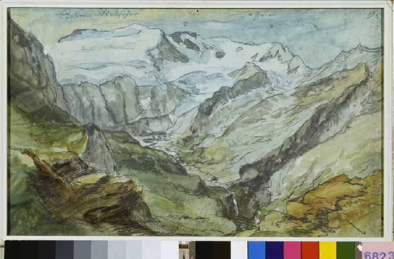 The Lauenental with Geltenhorn and the Glacier Gelten from Kaspar Wolf