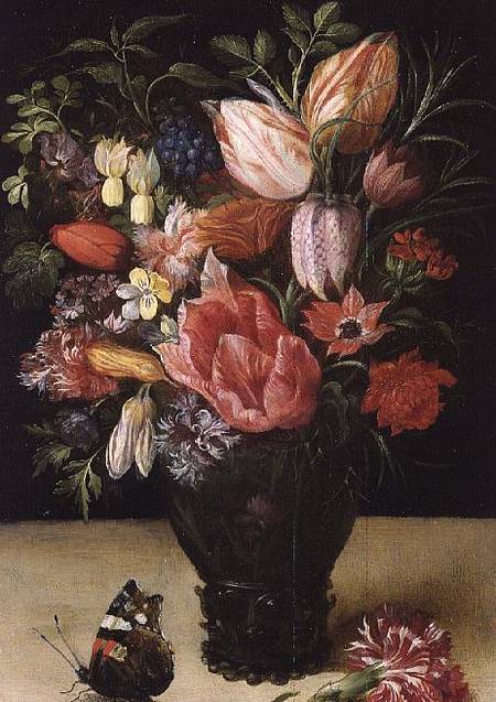 Still Life of Flowers from Kasper or Gaspar van der Hoecke