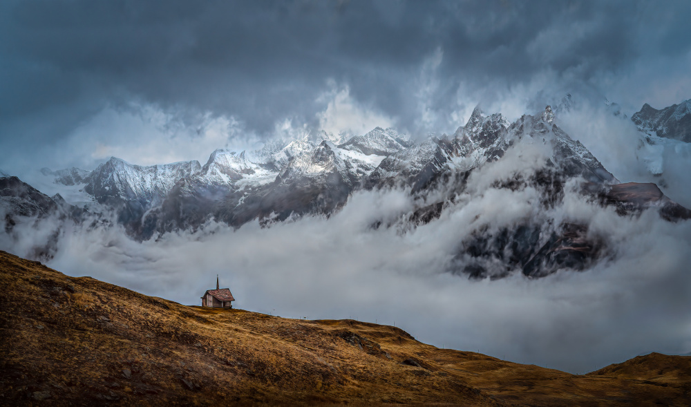 Chapel in Alps from Kenneth Zeng