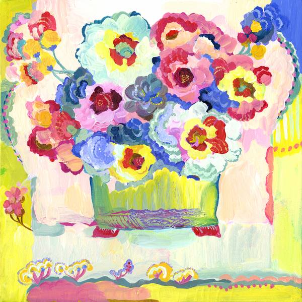 Apricot Pansies from Kimberly Hodges