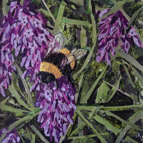Buzz - Bumble Bee On Lavender from Kirstie Adamson