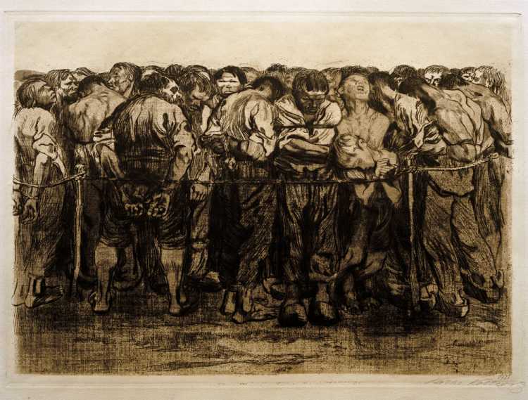 Die Gefangenen from Käthe Kollwitz