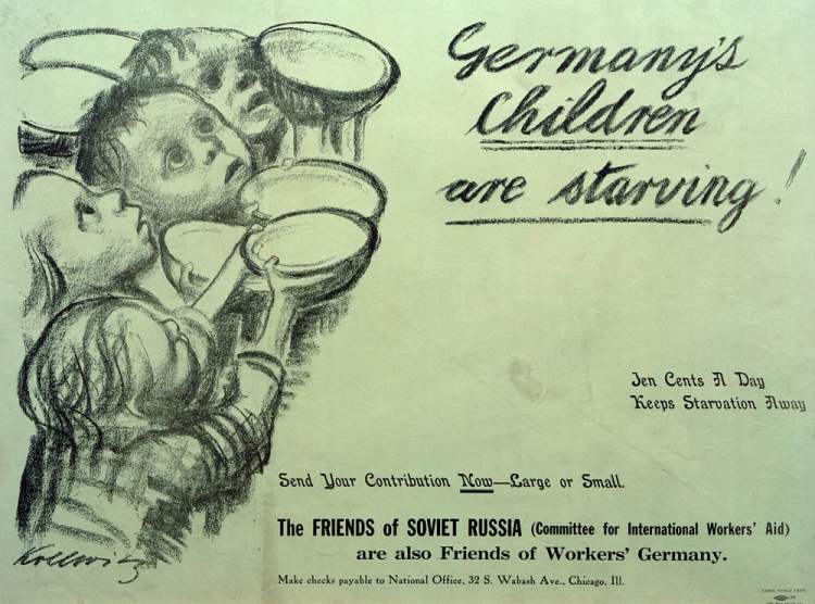 Germany?s Children are starving from Käthe Kollwitz