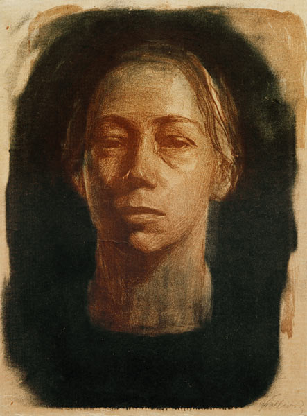 Self-portrait en face from Käthe Kollwitz