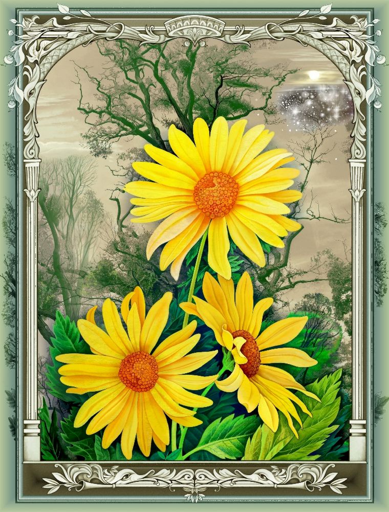 Die gelbe Blumen (Variante) from Konstantin Avdeev