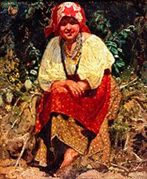 Young girl from Weissrussland (study to the painting 'Anushka')