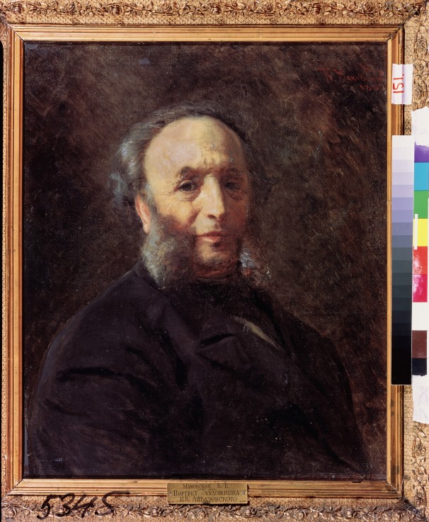 Portrait of the artist Ivan Aivazovsky (1817-1900) from Konstantin Jegorowitsch Makowski