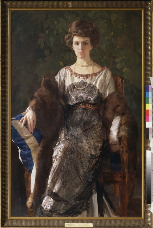 Portrait of Evfimia Nosova, née Ryabushinskaya (1881-1960) from Konstantin Somow