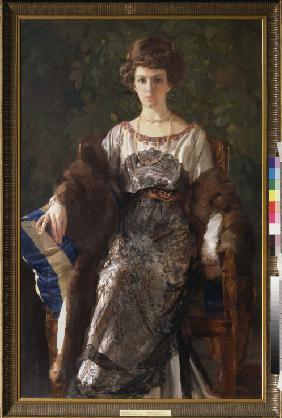 Portrait of Evfimia Nosova, née Ryabushinskaya (1881-1960)