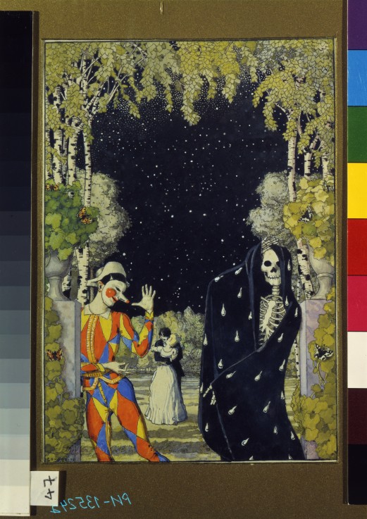Harlequin and Death from Konstantin Somow