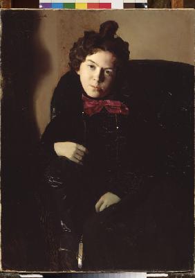 Portrait of the artist Anna Ostroumova (1871-1955)