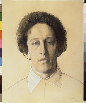 Portrait of the poet Alexander Blok (1880-1921)