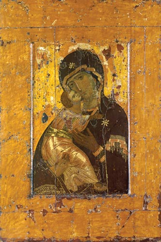 Gottesmutter von Wladimir from Constantinople Ikonenmalerei