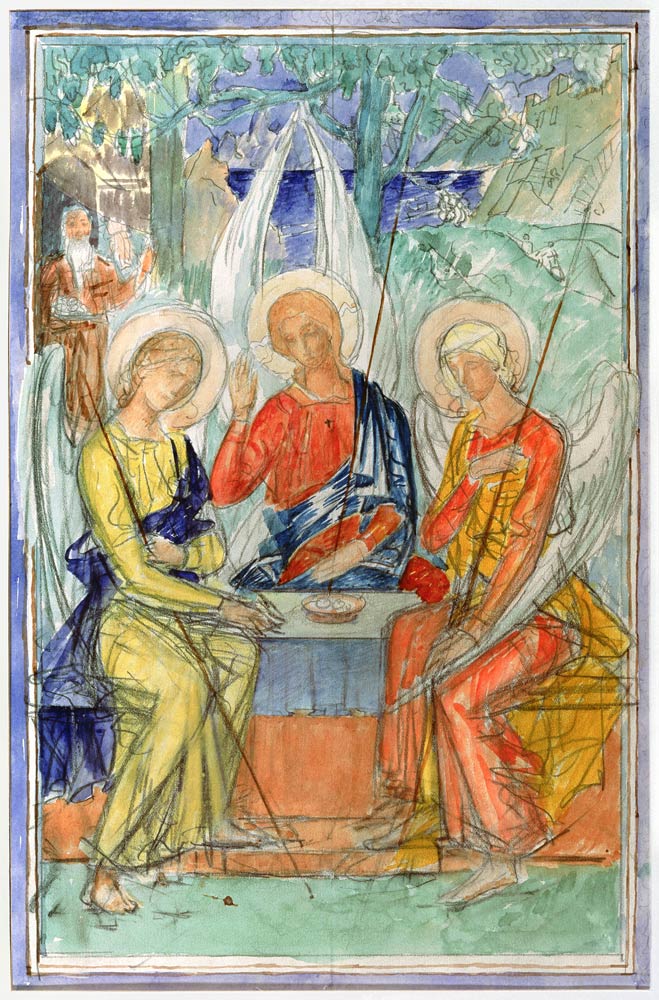 The Holy Trinity from Kosjma Ssergej. Petroff-Wodkin