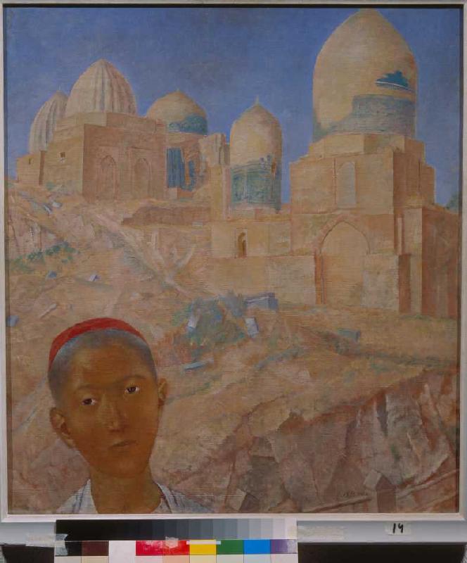 Schahi-Sinda in Samarkand from Kosjma Ssergej. Petroff-Wodkin