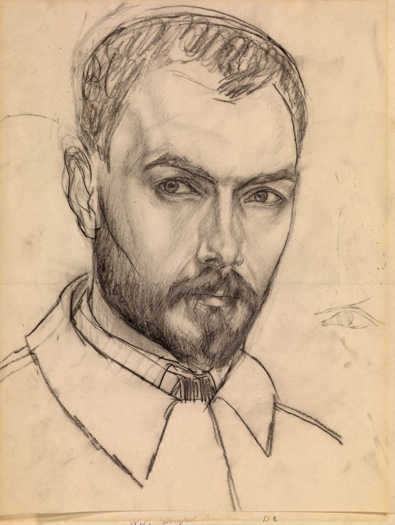 Self-Portrait from Kosjma Ssergej. Petroff-Wodkin