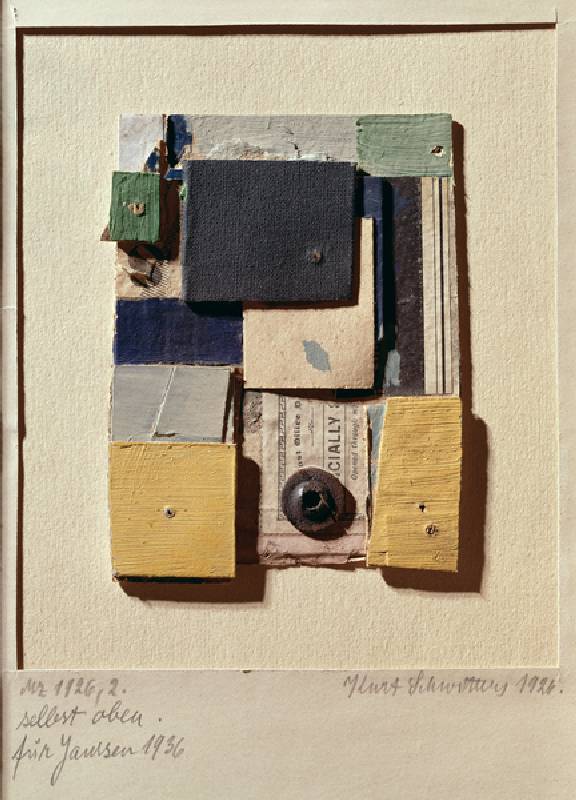 Collage, 1936 (mixed media) from Kurt Schwitters