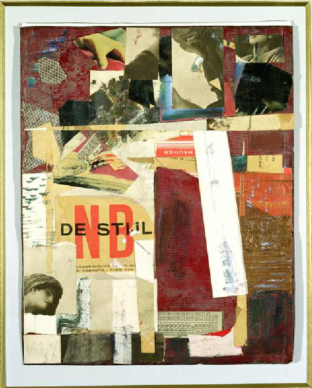 N.B., 1947 (collage) from Kurt Schwitters