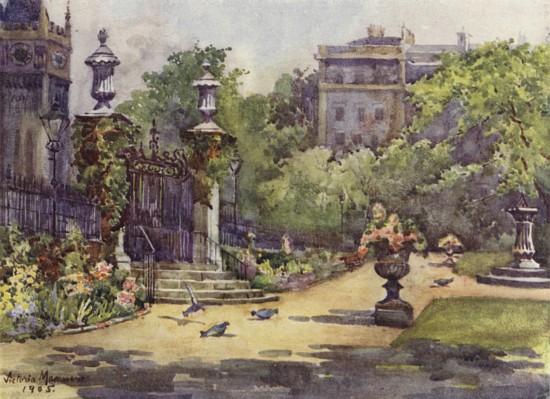 The Inner Temple Garden from Lady Victoria Marjorie Harriet Manners