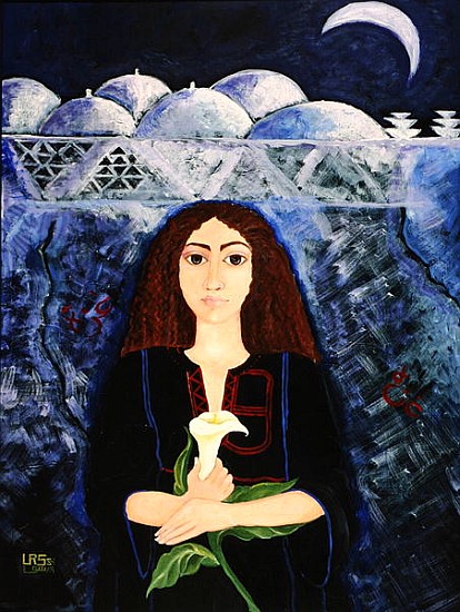 Hope (Part I), 1989 (acrylic on canvas)  from Laila  Shawa