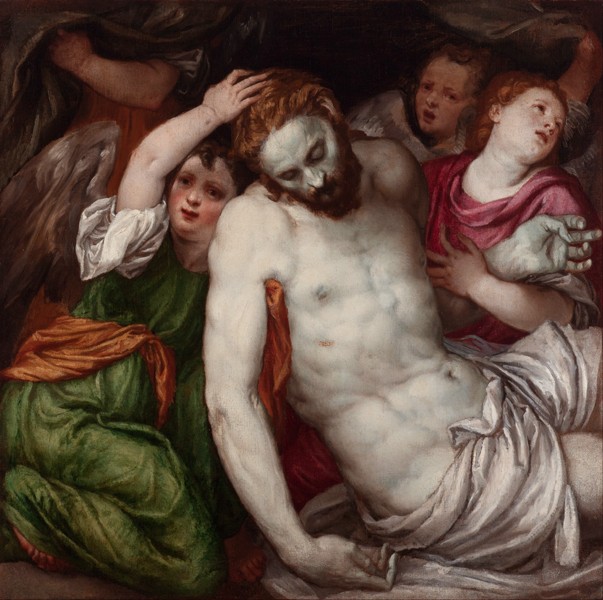 Pietà with Angels from Lambert Sustris
