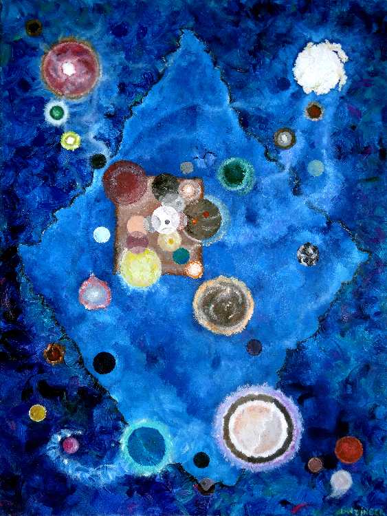 Abstrakt III – blau from Peter Lanzinger