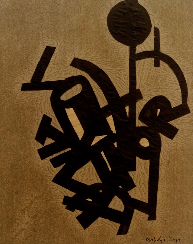 Ohne Titel (Collage mit R)  from László Moholy-Nagy