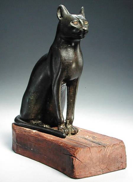 Seated cat from Late Period Egyptian