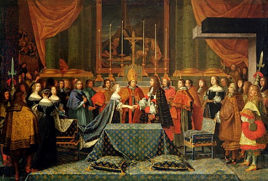 Celebration of the Marriage of Louis XIV (1638-1715) and Maria Theresa (1638-83) of Austria, 9th Jun from Laumosnier