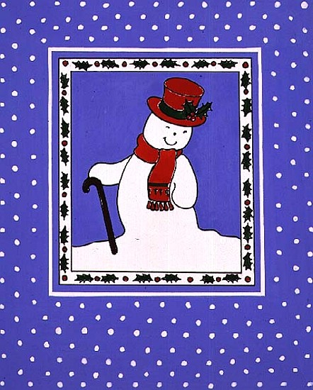 Snowman with his Walking Stick  from Lavinia  Hamer