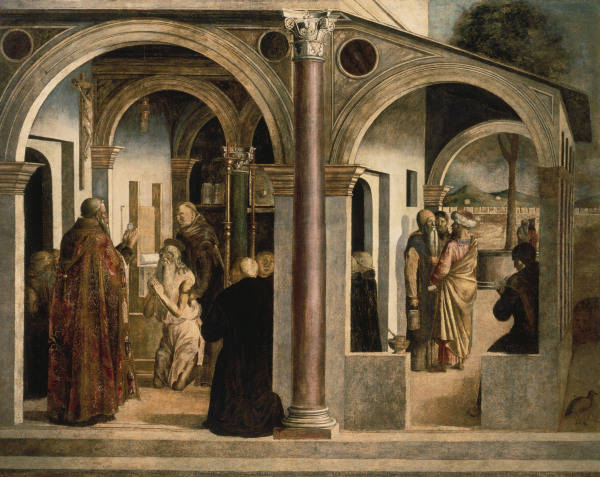 L.Bastiani / Comunion of St. Jerome from Lazzaro Bastiani