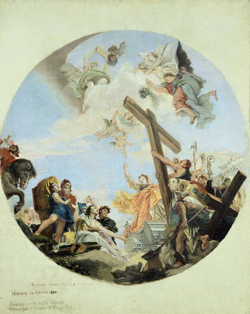 The Discovery of the True Cross, after Tiepolo, 1890 from Lazzaro Luxardo