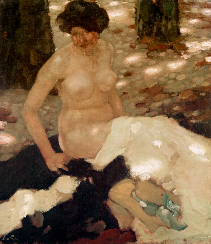 Weiblicher Akt, 1904. from Leo Putz