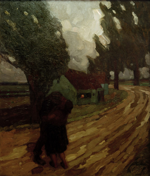 Herbststurm, 1912. from Leo Putz