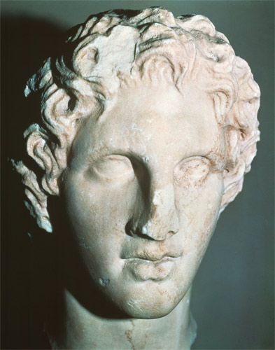 Head of Alexander the Great (356-323 BC) from Leochares